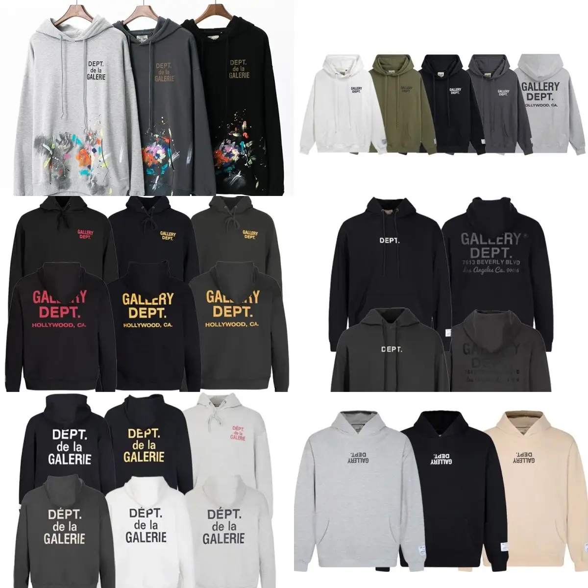 Gallery Dept. Hoodies [Multiple Styles & Colors]