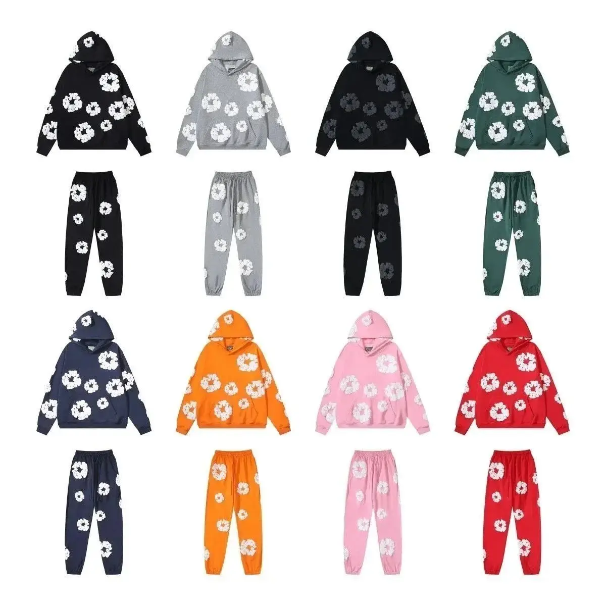 Floral Print Hoodie & Jogger Tracksuit [22 styles]