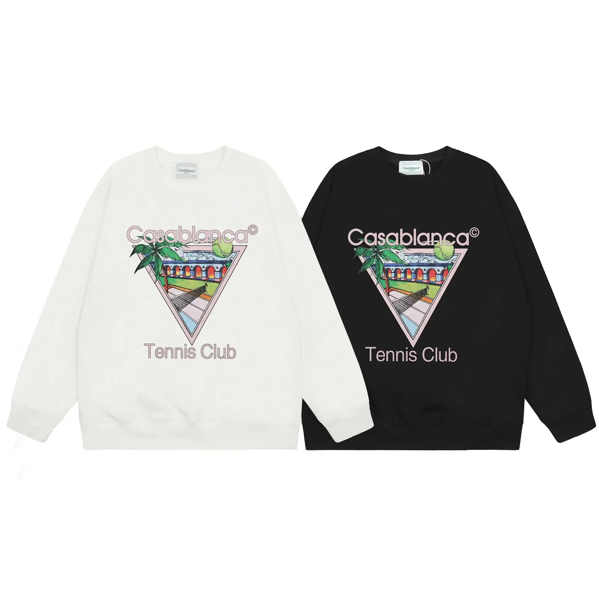 Casablanca Casa Tennis Club Hoodie [White & Black Options] 3