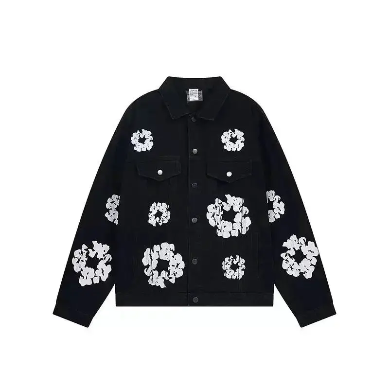 DENIM TEARS Floral Print Denim Jacket/Pants [6 styles] 3
