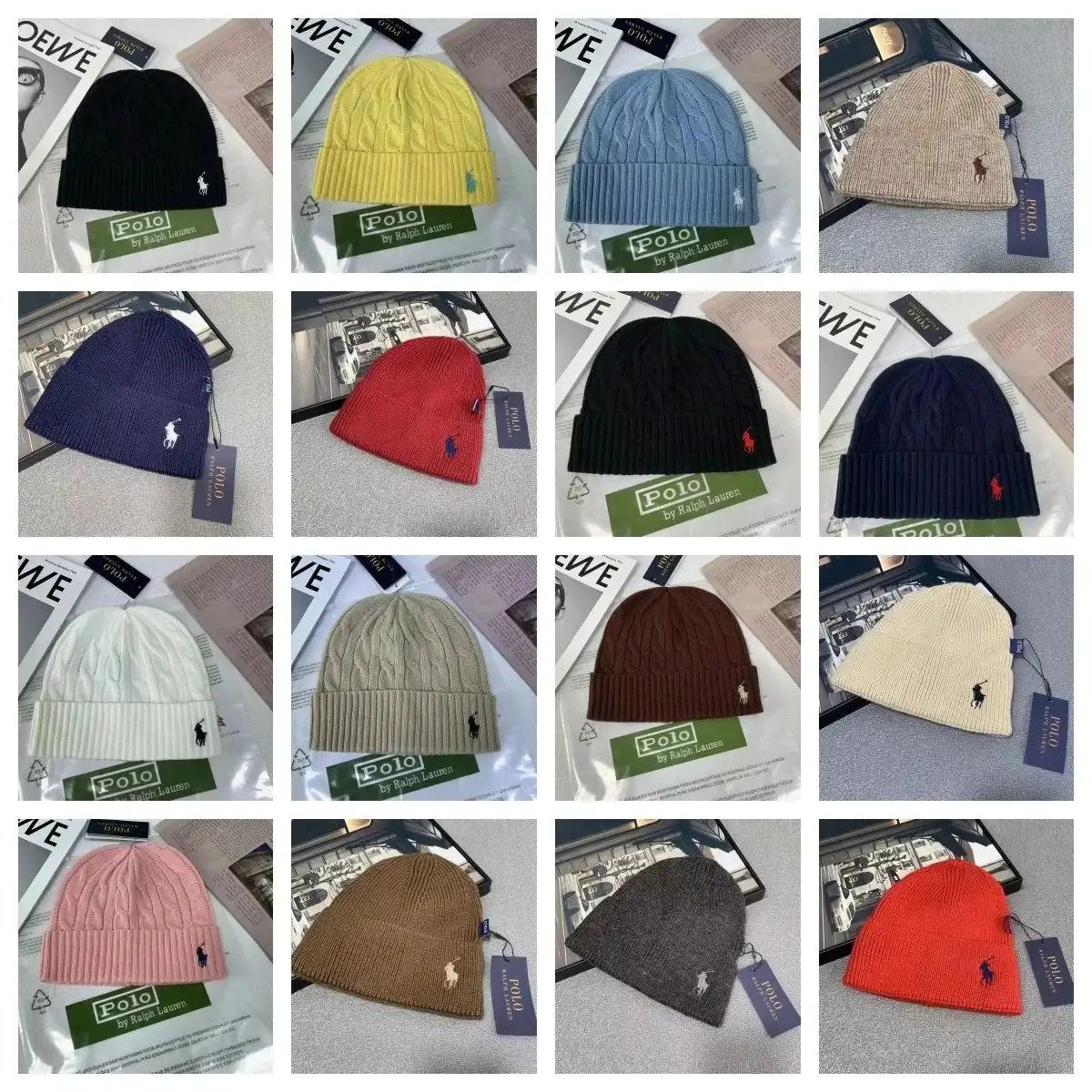 Polo by Ralph Lauren Cable Knit Beanie [22 styles]