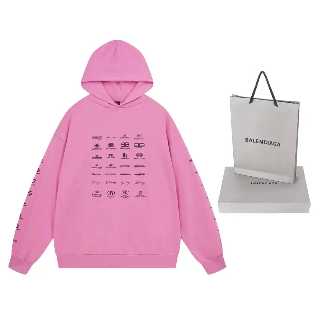 Balenciaga Logo Print Hoodie [9 Colors] 3