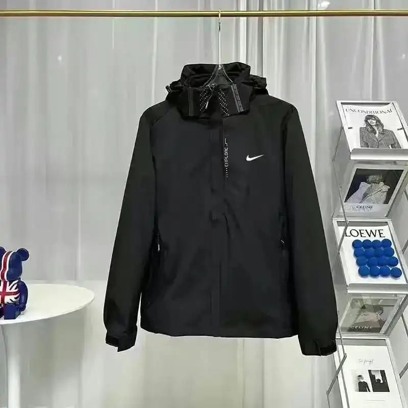 Nike UA Jacket [Black & Cream Hooded Windbreakers] 3